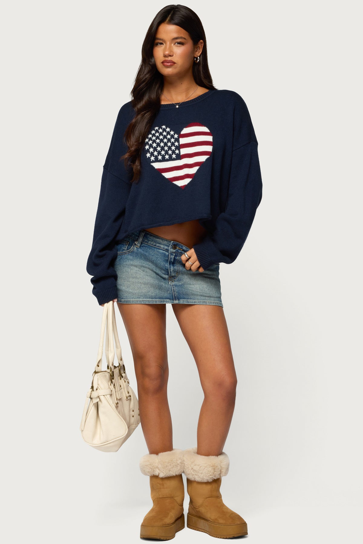 Loving USA Sweater - NAVY