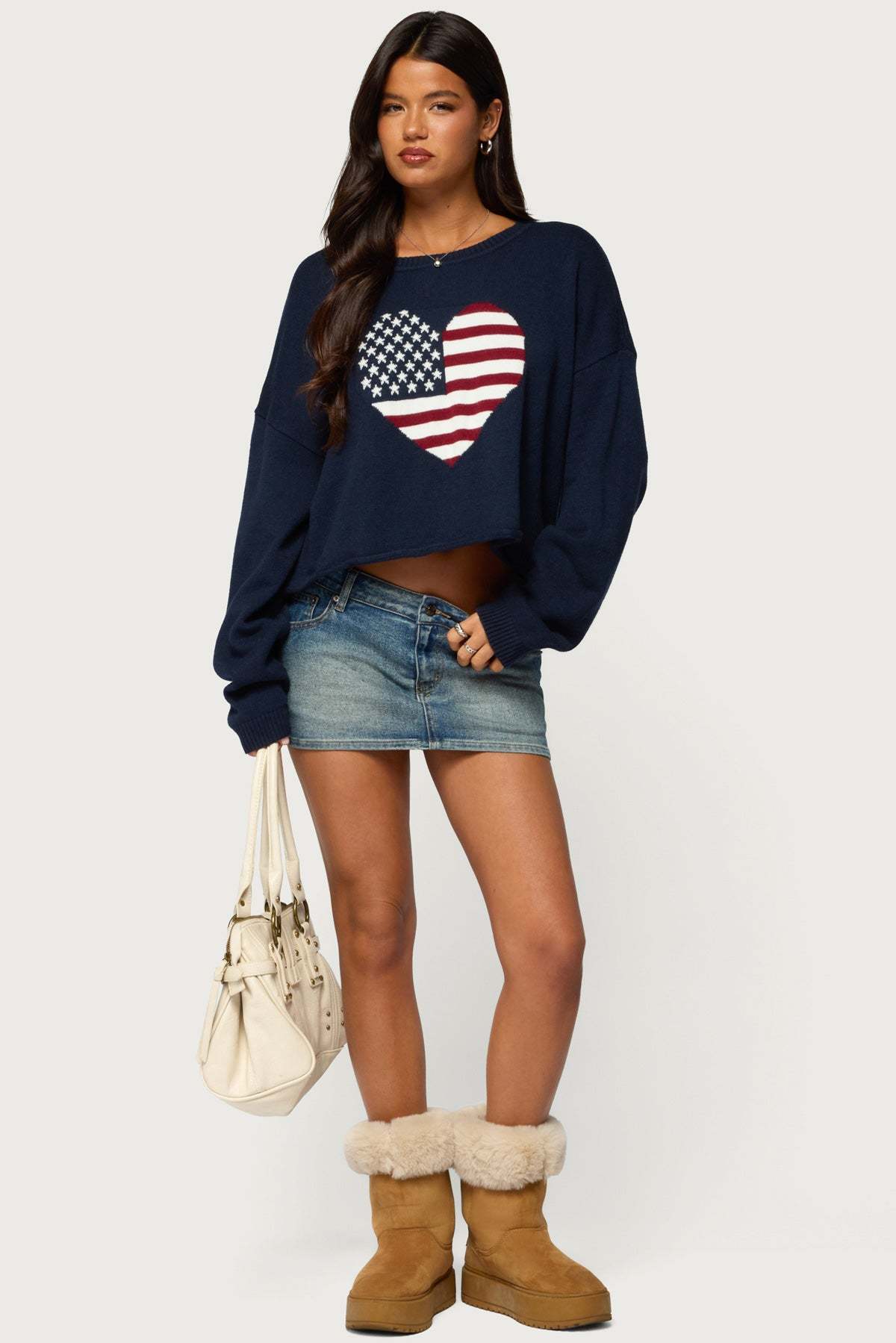Loving USA Sweater - NAVY