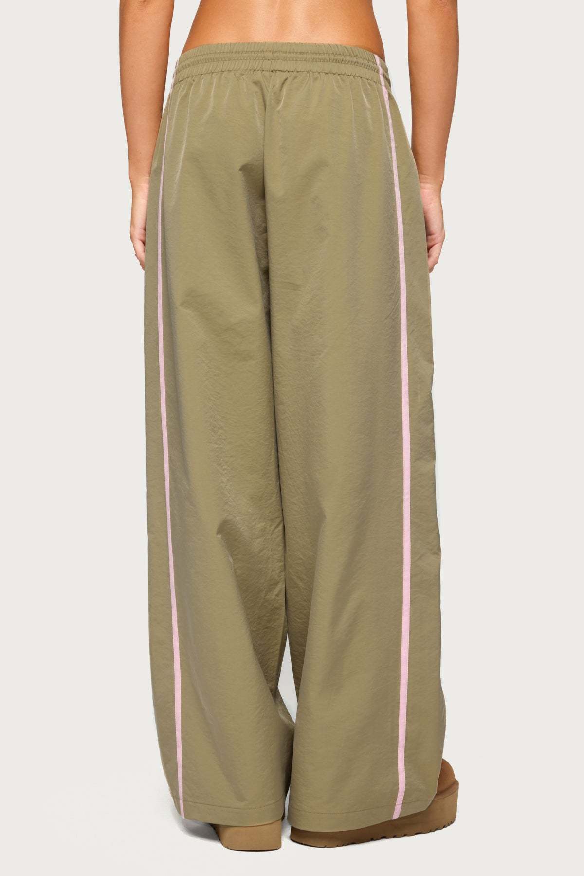 Fasha Stripey Track Pants - OLIVE