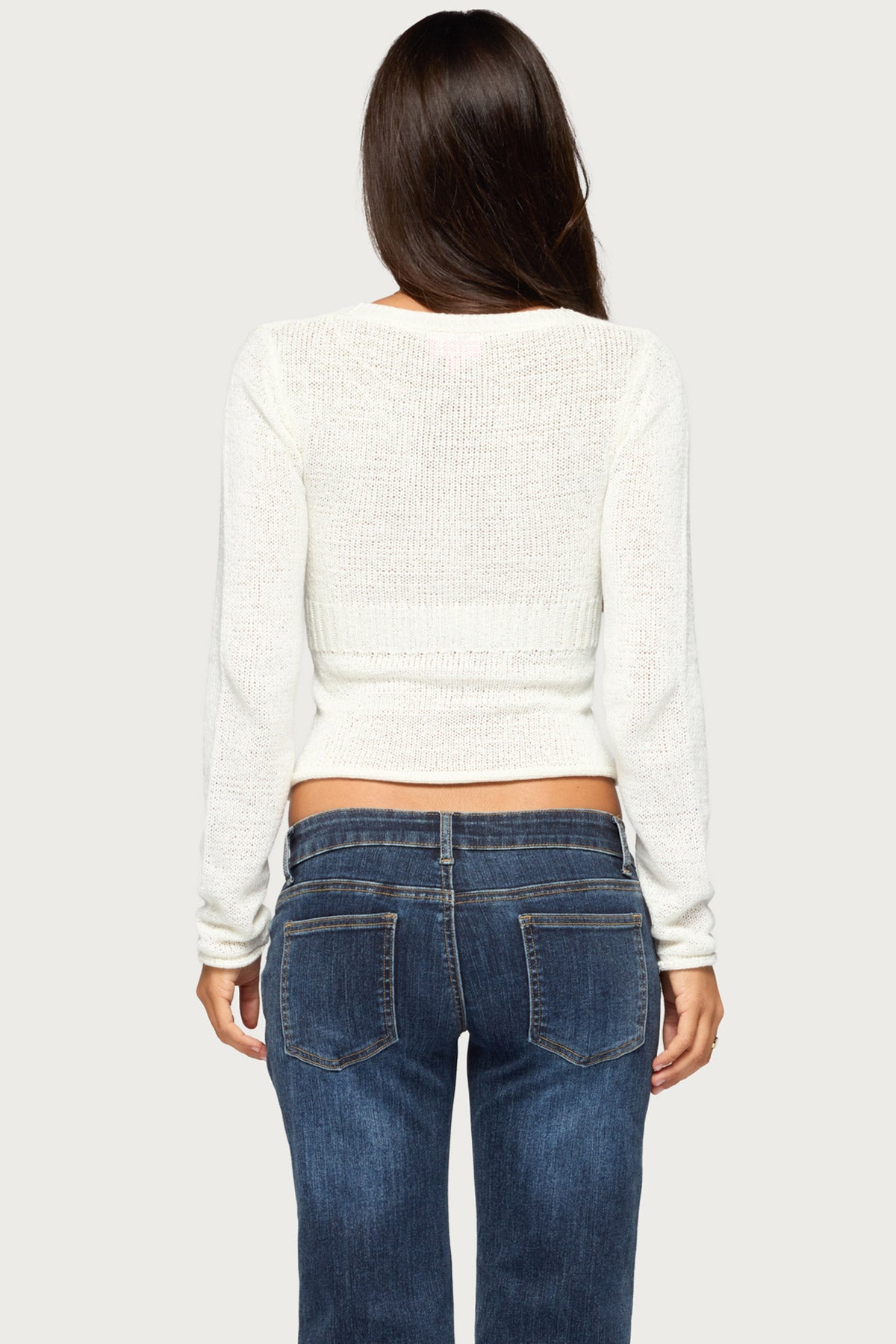 Ivyleigh V Neck Sweater - IVORY
