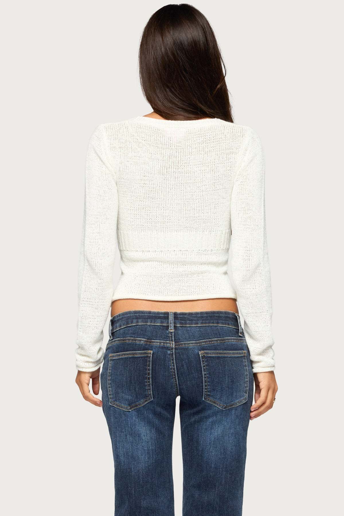 Ivyleigh V Neck Sweater - IVORY