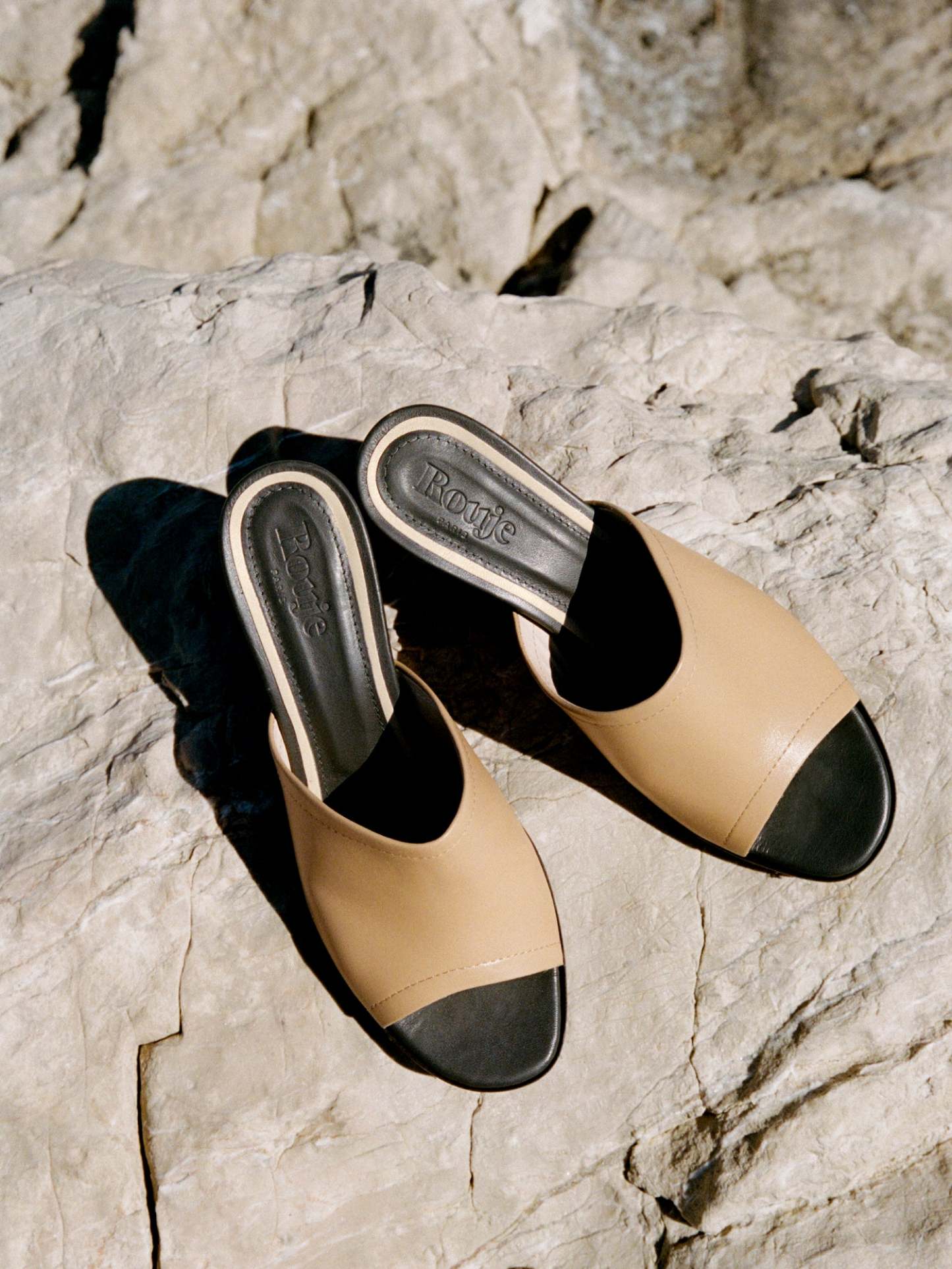 Mules SARA - CUIR DESERT