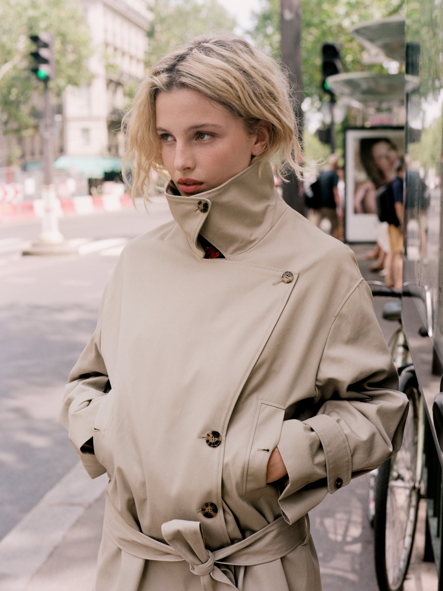 Trench-coat THEODORA - UNI MASTIC
