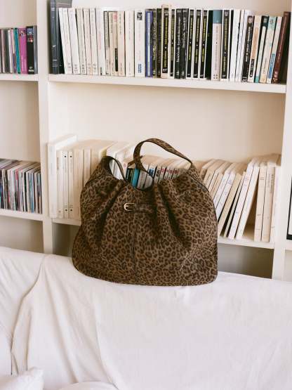 Sac TRESOR - Suede Léopard