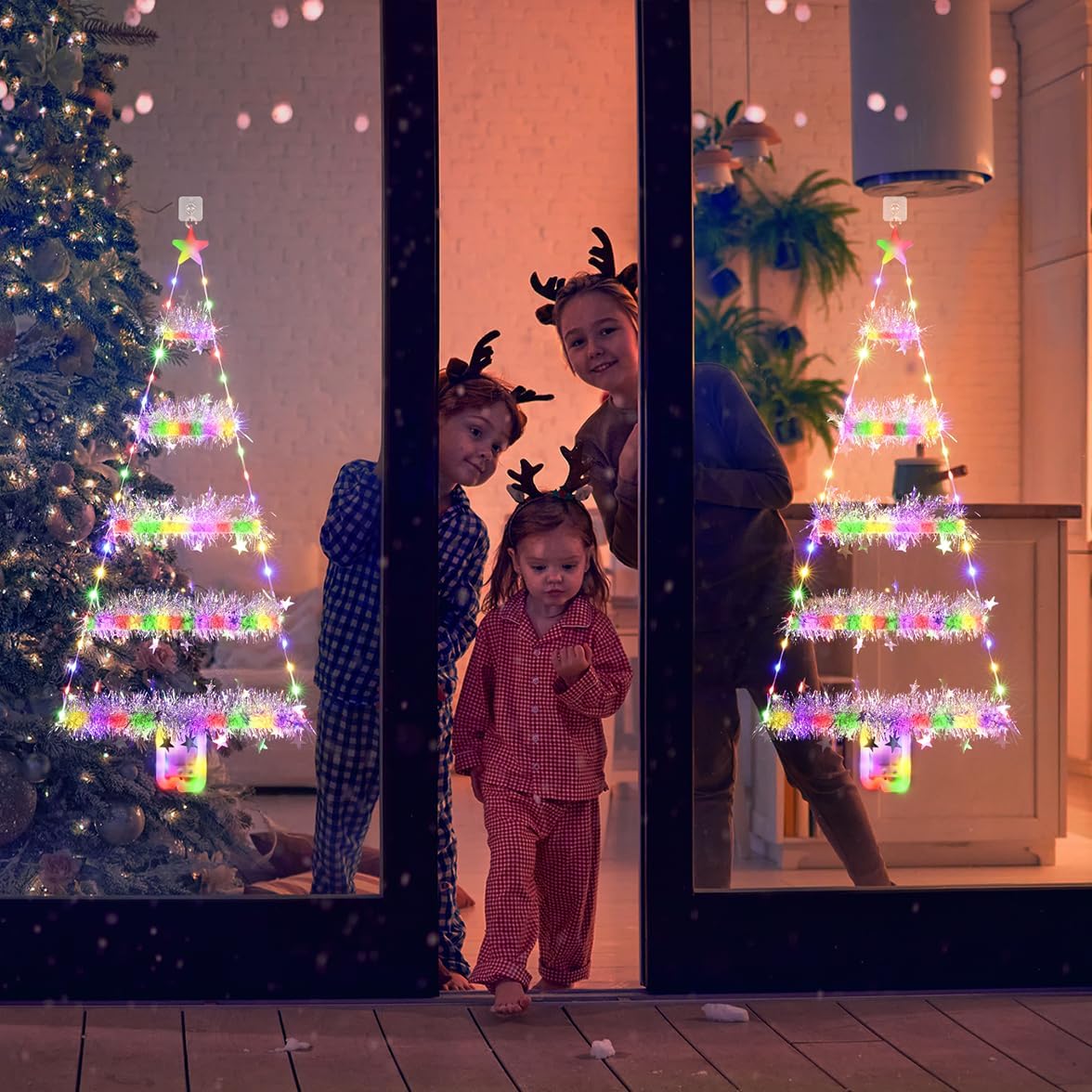 🎄Preheat 2025 Sale 49% OFF! - LED Ladder Lights with Climbing Santa Claus