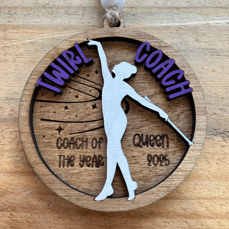 Personalized Marching Band Christmas Tree Ornament