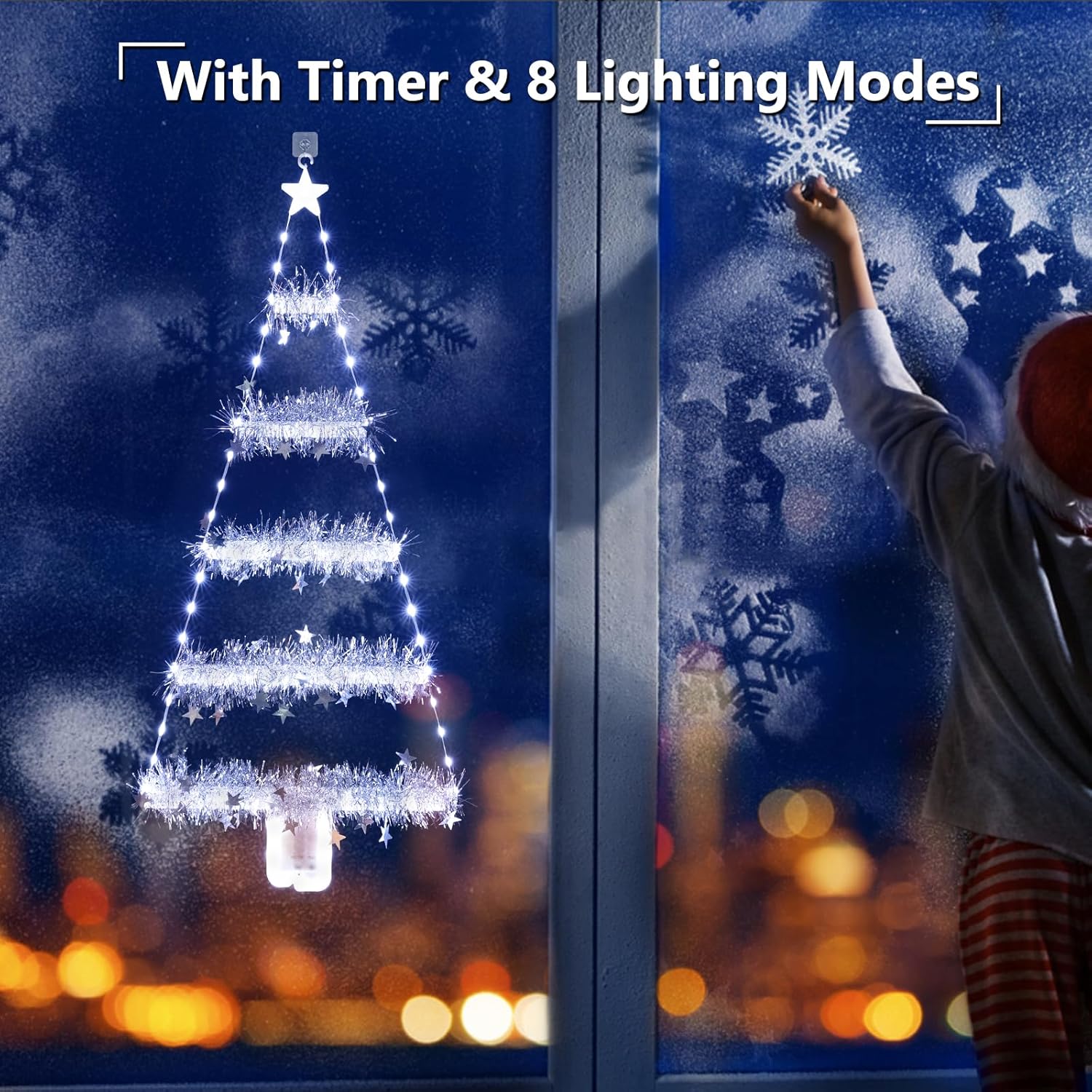 🎄Preheat 2025 Sale 49% OFF! - LED Ladder Lights with Climbing Santa Claus