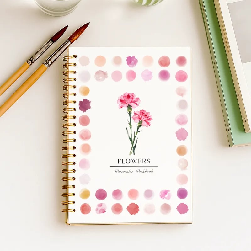 🔥LAST DAY SALE 60% OFF 🖼️Beginner-Friendly💕 Watercolor Workbook