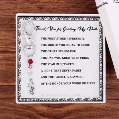 Thank You for Guiding My Path Poem & Charm, Laurel