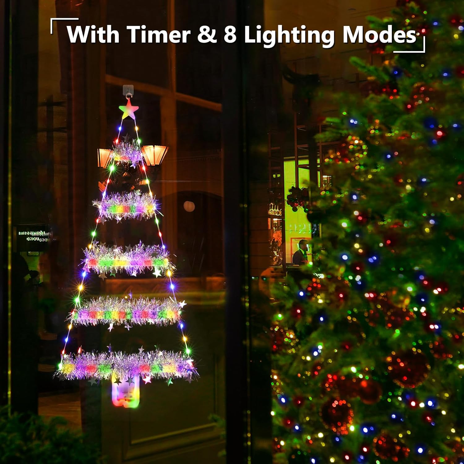 🎄Preheat 2025 Sale 49% OFF! - LED Ladder Lights with Climbing Santa Claus
