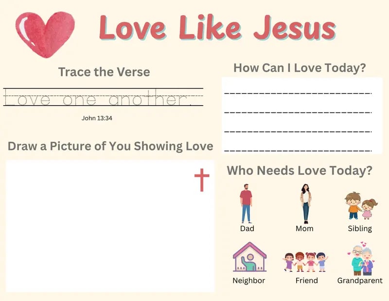 🔥LAST DAY 50% OFF -✝️Christian Faith Habit Kit for Kids - Daily Devotion Routine