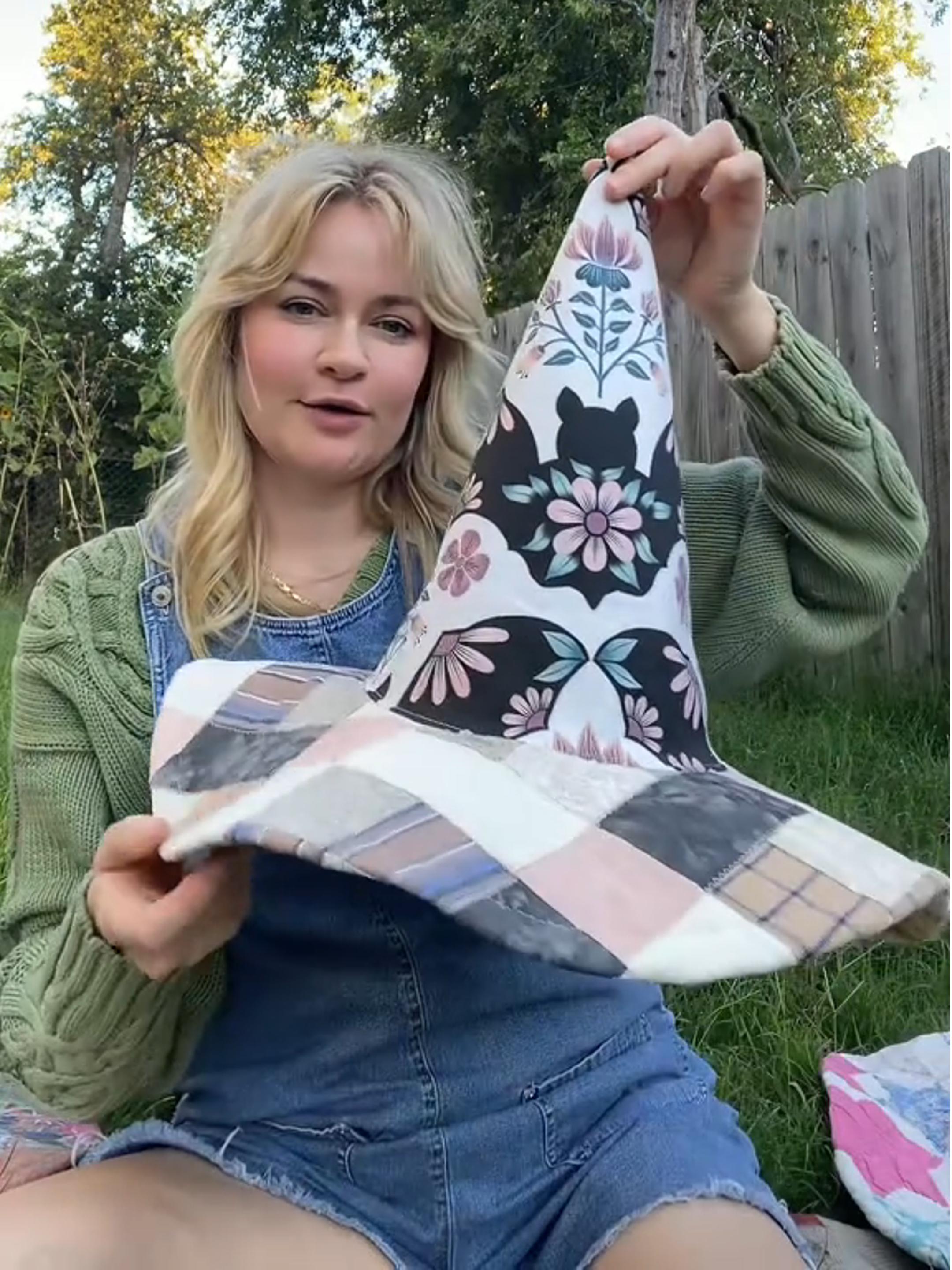 🔥Last Day 49% OFF - The Quilted Witch Hat | Handcrafted Folk Art Hat