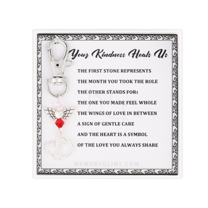 Your Kindness Heals Us Poem & Charm, Heart