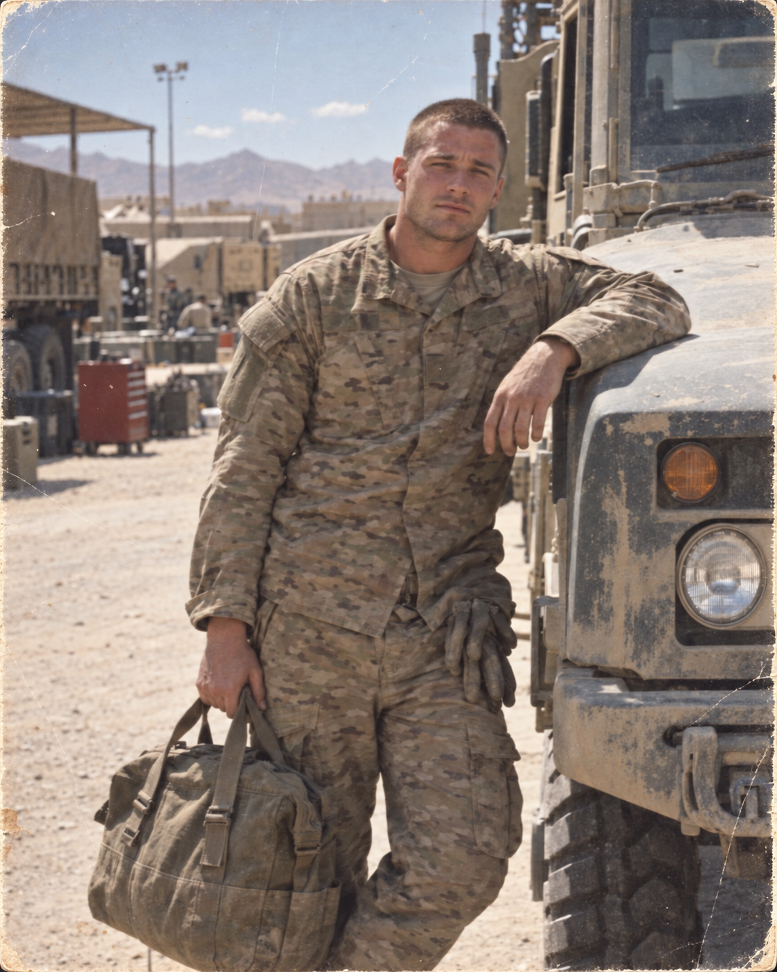 Thomas during his years of service in the United States Army