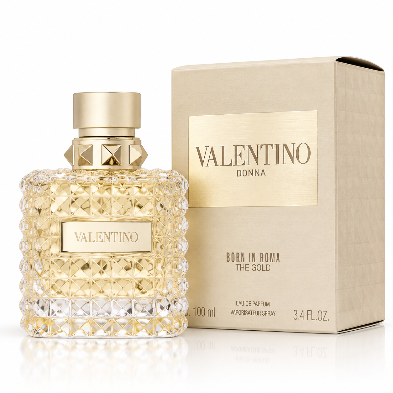 Valentino Donna the gold Eau de Toilette 3.3FL.OZ/100ML