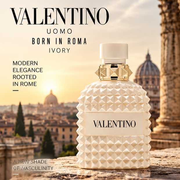 Valentino Born in Roma Uomo Ivory EDT 3.3FL.OZ/100ML