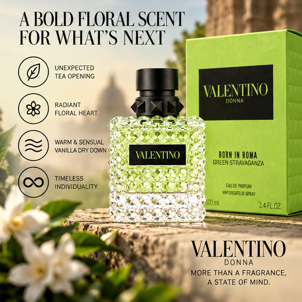 Valentino Donna Green Stravaganza 3.3FL.OZ/100ML