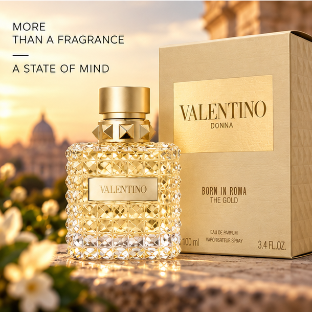 Valentino Donna the gold Eau de Toilette 3.3FL.OZ/100ML