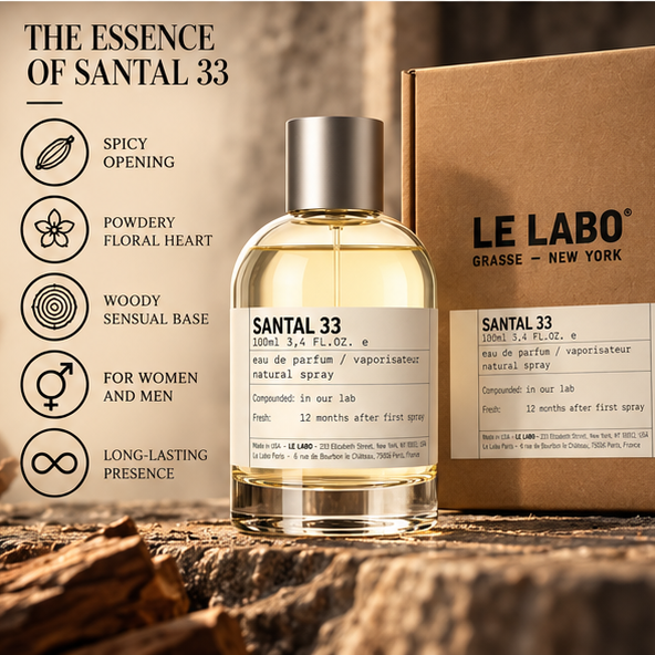 Le Labo Santal 33 - 3.3FL.OZ/100ML