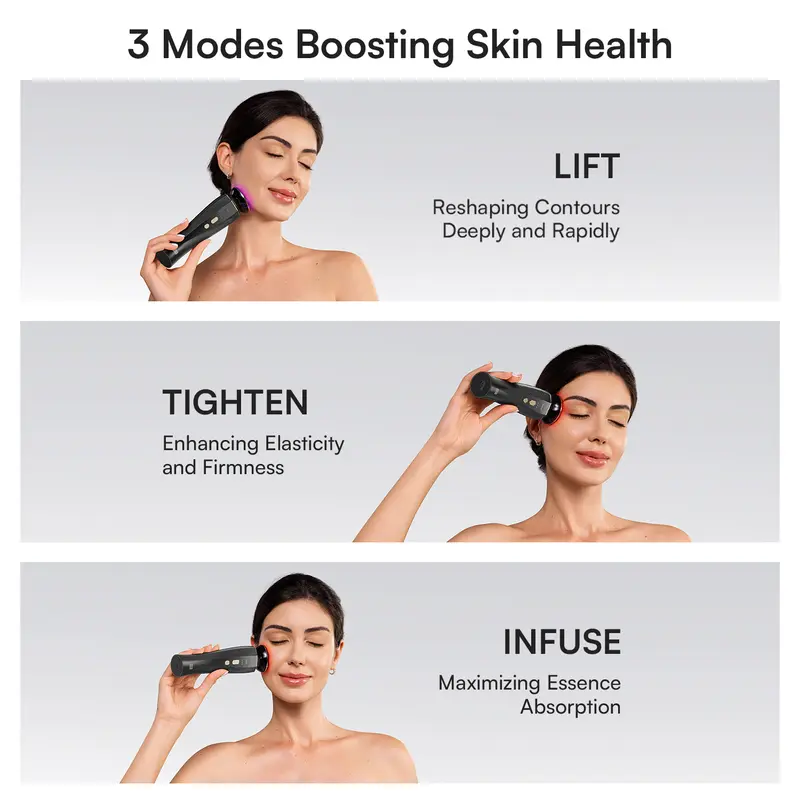 3-in-1 Handheld Facial Beauty Device