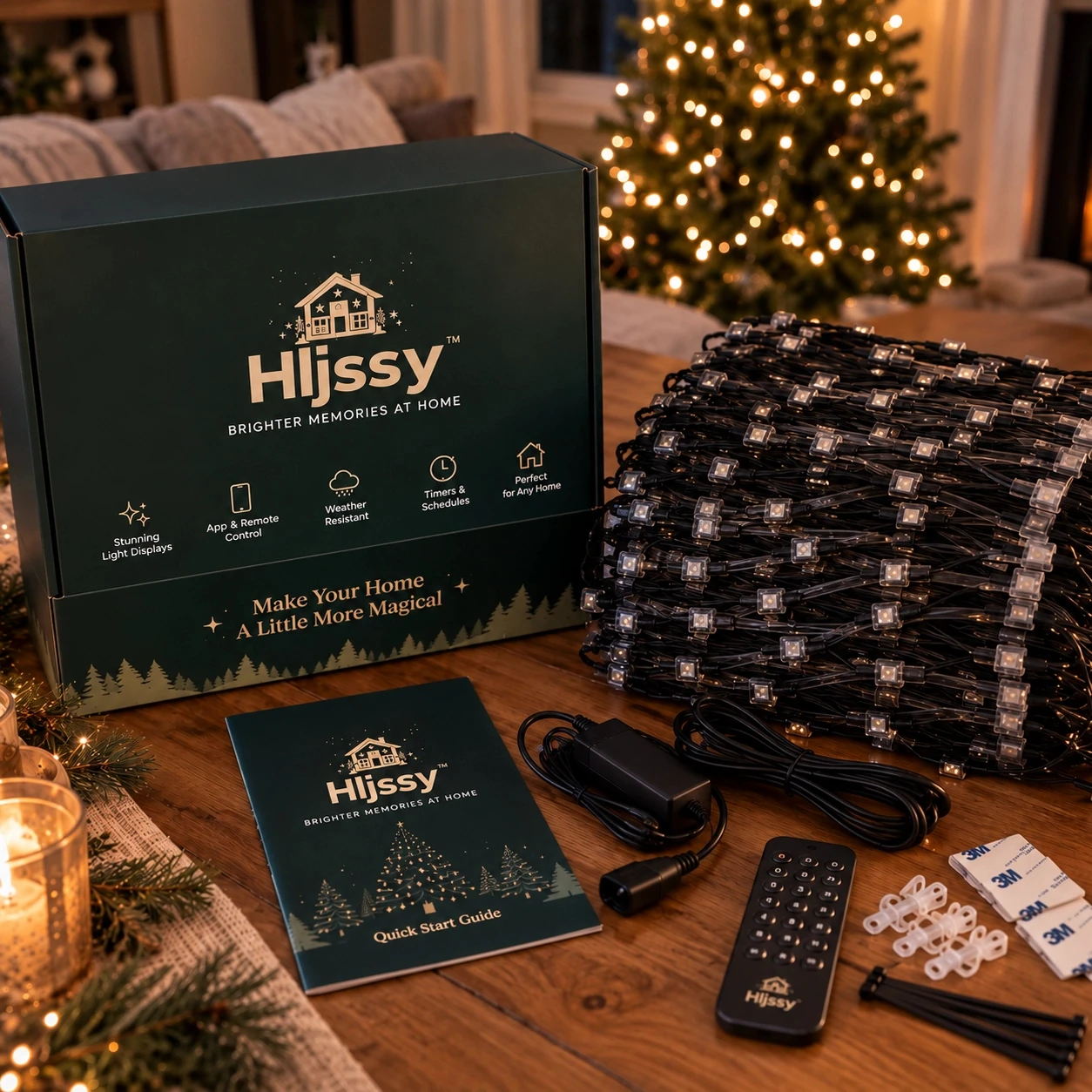 Hljssy™ Smart Animated Christmas Balcony Lights