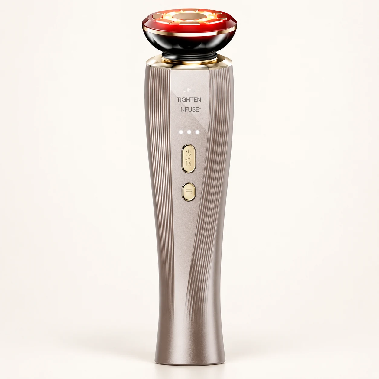 Rose Champagne handheld facial beauty device