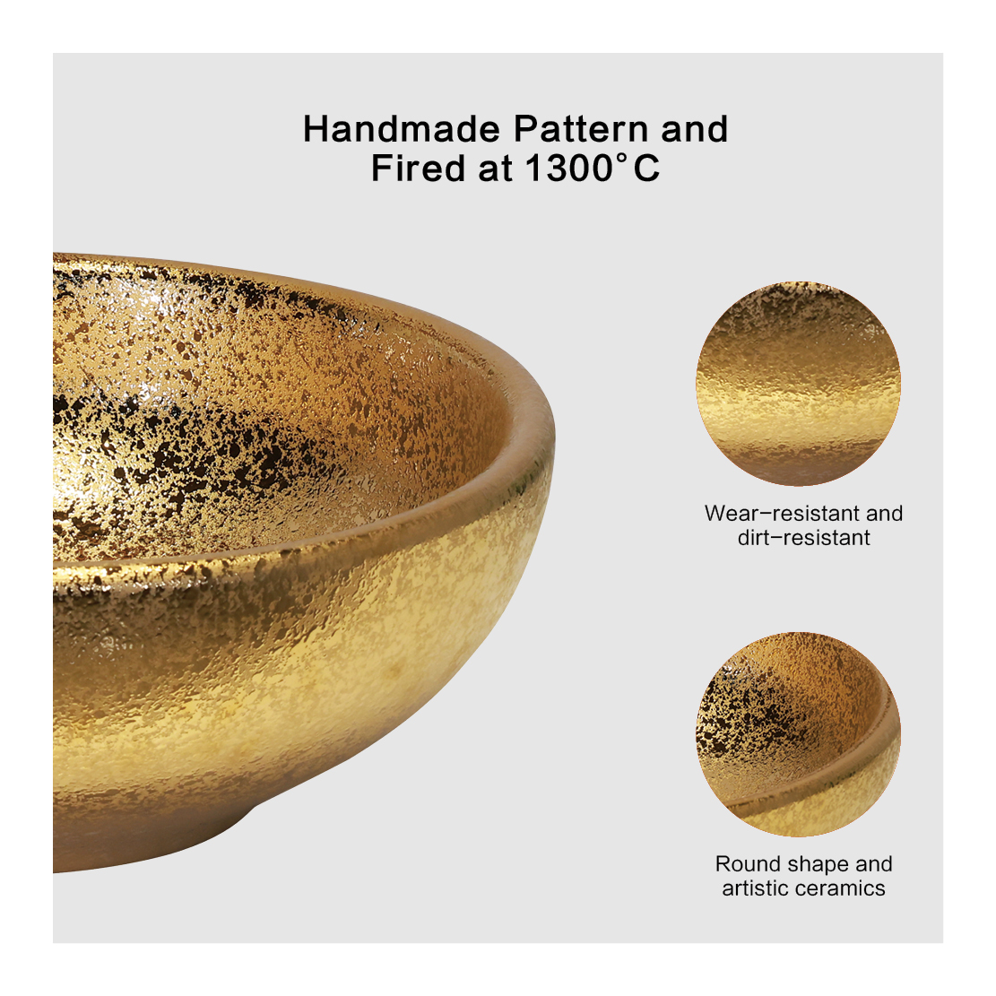 Gold washbasin