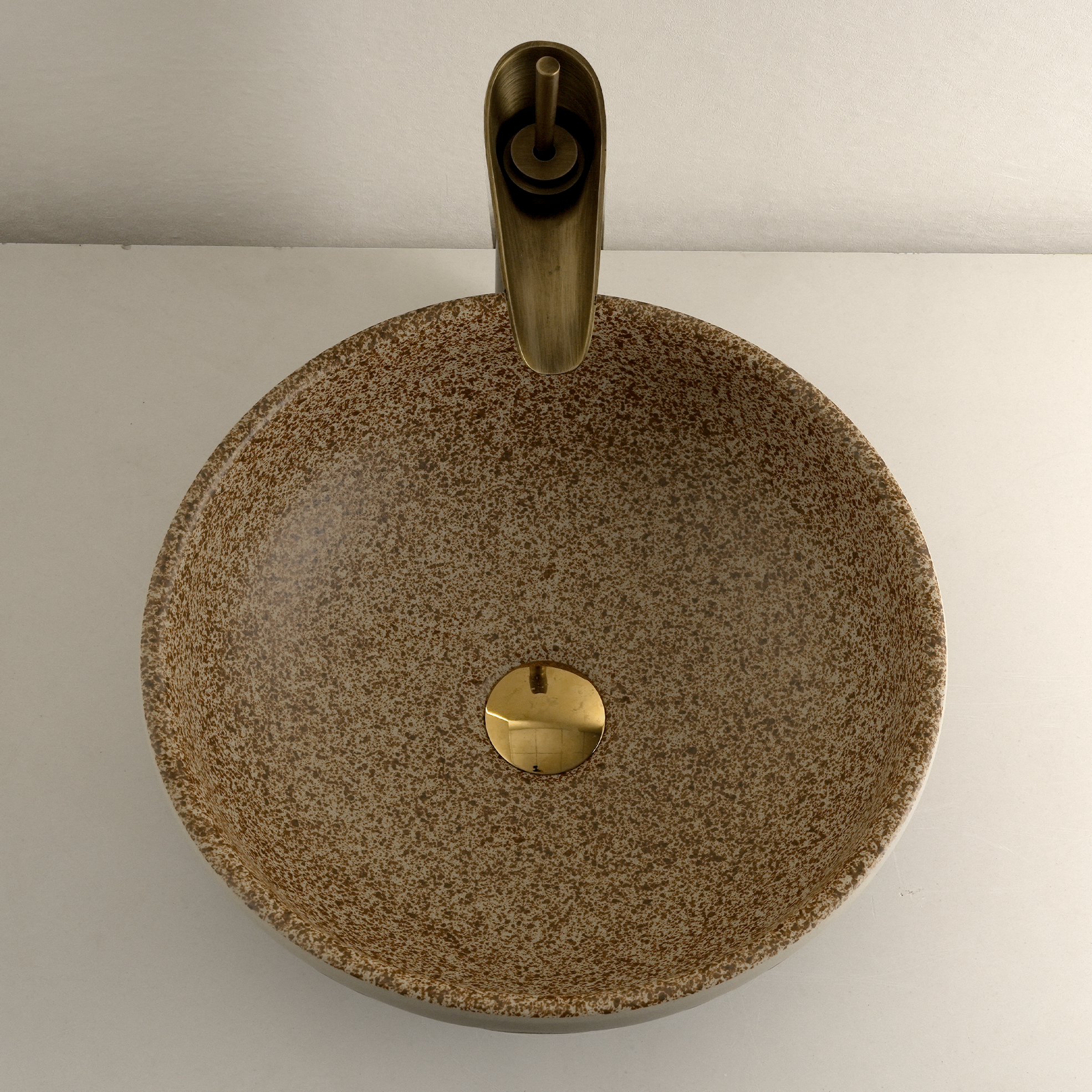 Dark grey washbasin