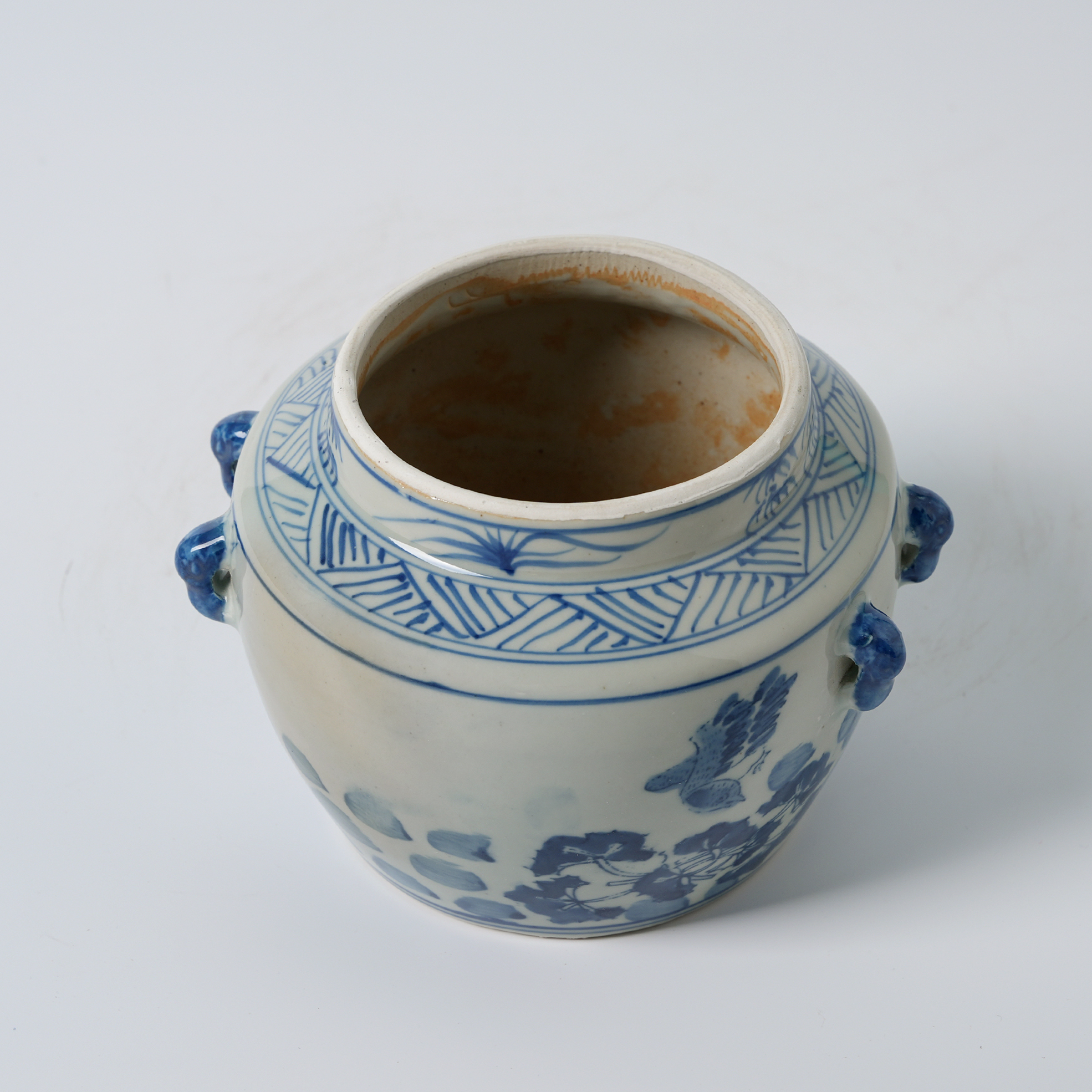 Blue & White Floral Jar Lid Decorative Ginger Jar 66