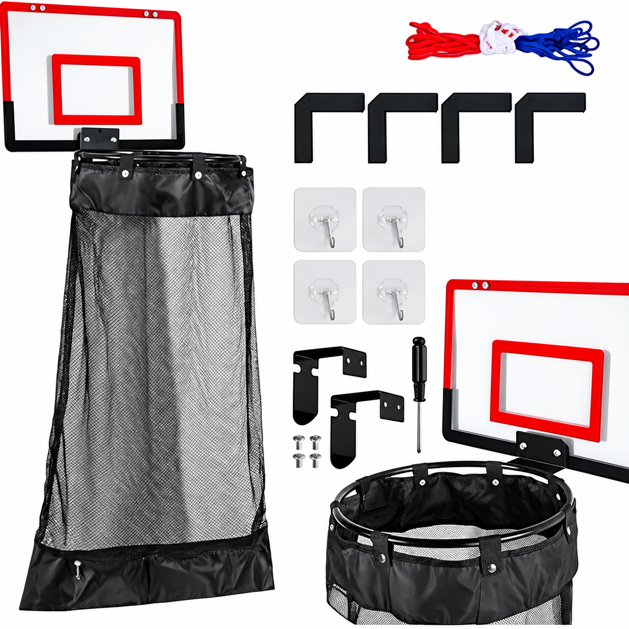 🏀2-in-1 Basketball Laundry Hoop