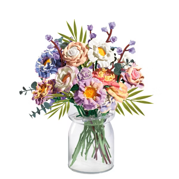 💐 Create Your Own Beautiful Bouquet | Blooms by Play-Doh DIY Flower Making Kit for Adults & Teens