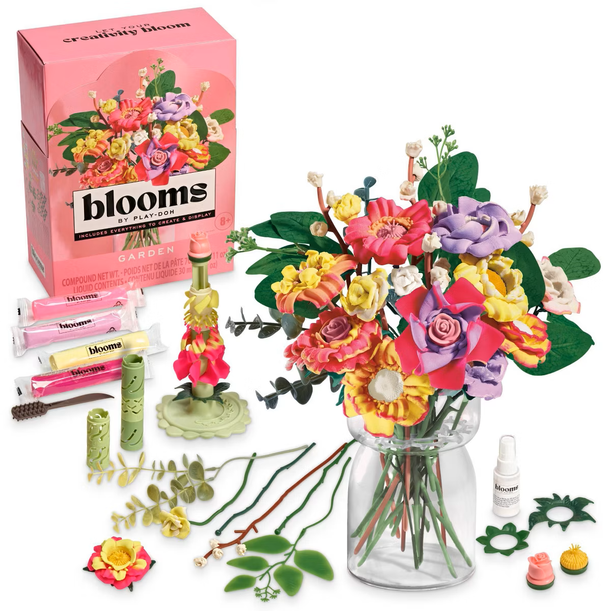 💐 Create Your Own Beautiful Bouquet | Blooms by Play-Doh DIY Flower Making Kit for Adults & Teens