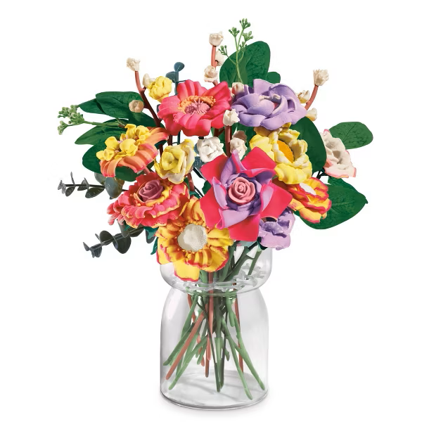 💐 Create Your Own Beautiful Bouquet | Blooms by Play-Doh DIY Flower Making Kit for Adults & Teens