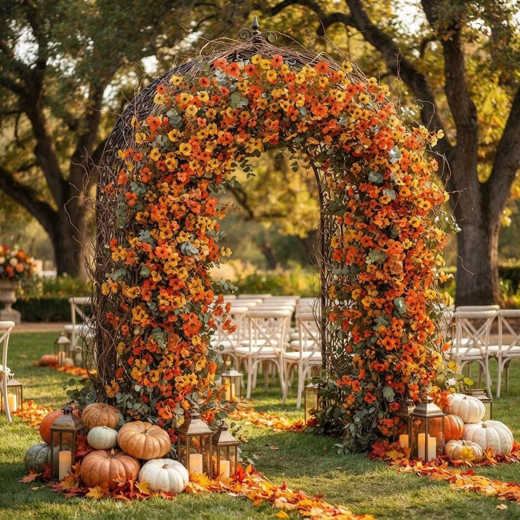 🔥LAST DAY 50% OFF 🍂Fall Artificial Flower Halloween, UV Resistant Colorful Flower