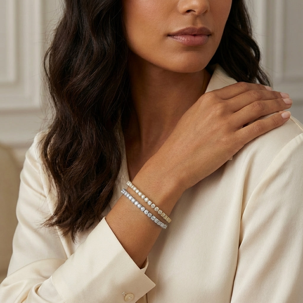 Lab Diamond Tennis Bracelet