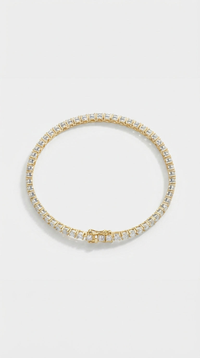 Lab Diamond Tennis Bracelet