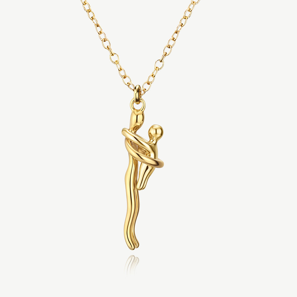 Mother & Baby Hug Necklace 💕