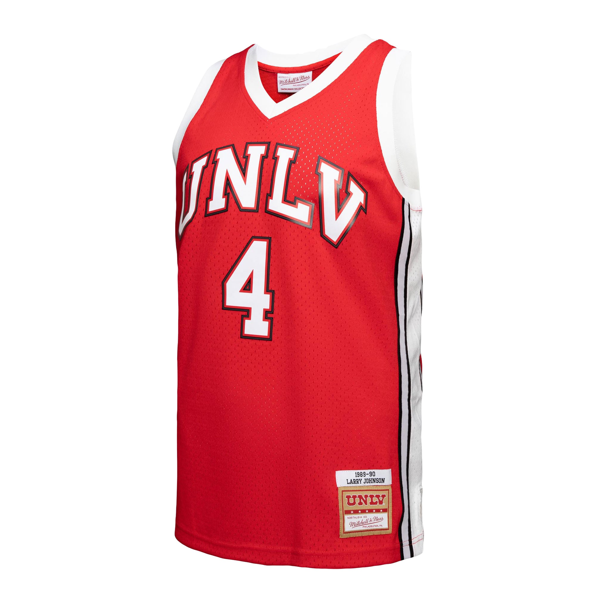 Larry Johnson UNLV Rebels 1989/90 Player Swingman Jersey - Red