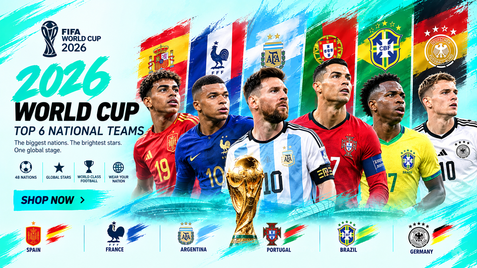 World Cup National Team Kits