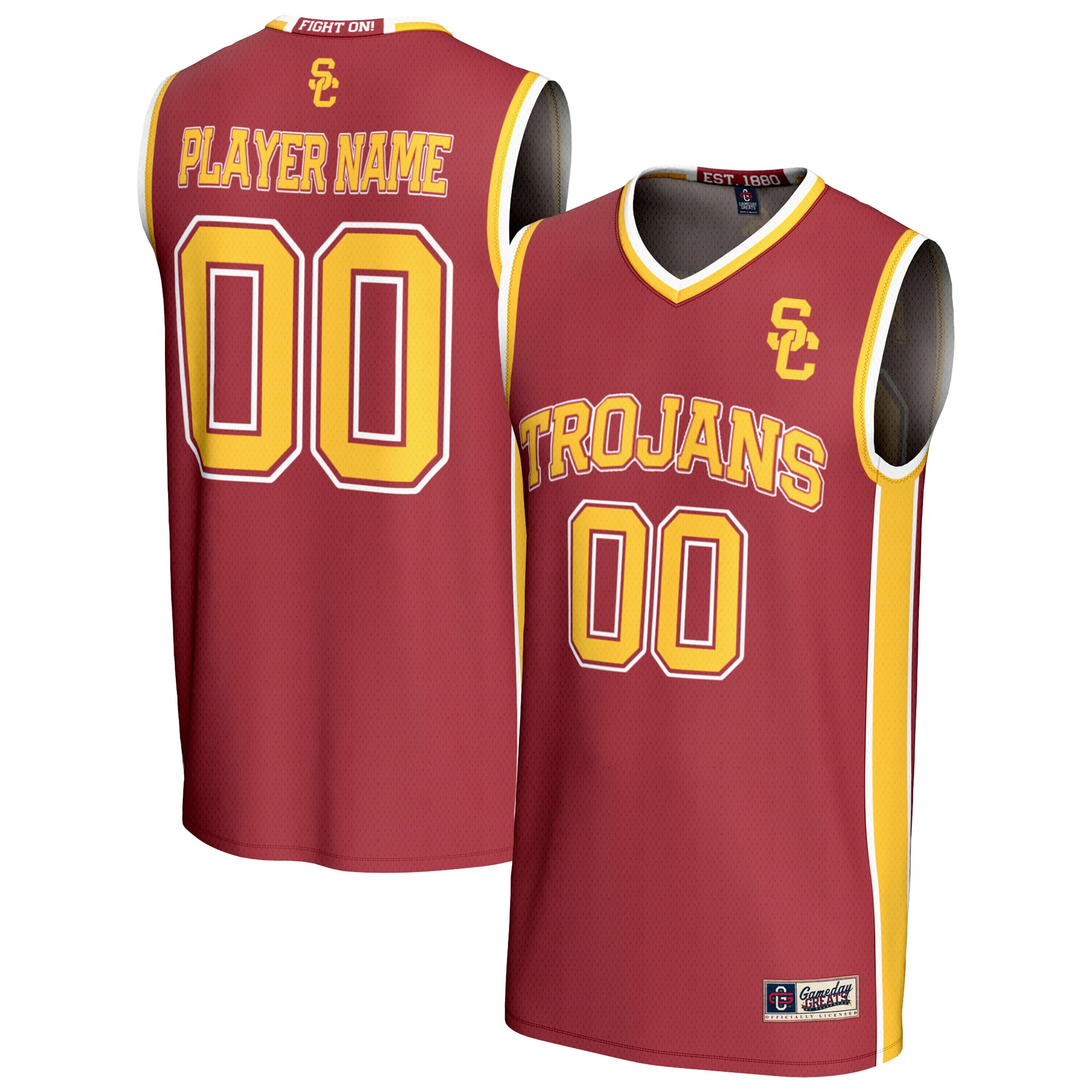 USC Trojans Unisex Lightweight Collegiate Women's Basketball NIL Pick - A - Player Fashion Jersey - Cardinal-Elite Jersey Hub - Fan Gear & Apparel
