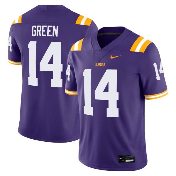 Trey'Dez Green LSU Tigers Home Game Jersey - Purple