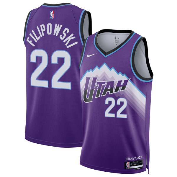 Kyle Filipowski Utah Jazz Unisex Jersey - Icon Edition - Purple