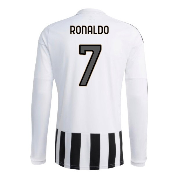 2026-2027 Juventus Long Sleeve Home Shirt (Ronaldo 7)