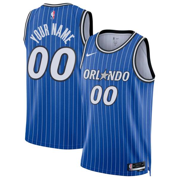Orlando Magic Unisex Custom Jersey - Icon Edition - Blue