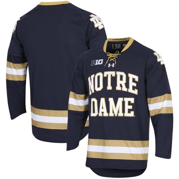 Notre Dame Fighting Irish UA Replica Hockey Jersey - Navy