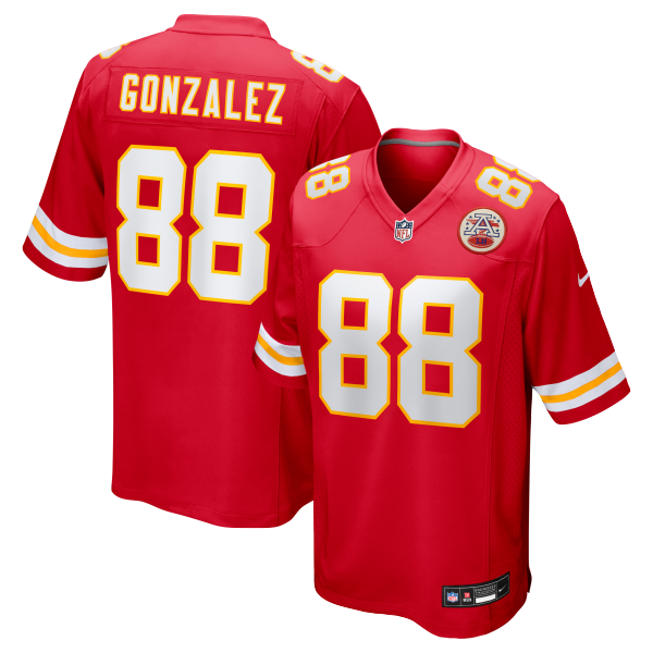 Men's Kansas City Chiefs Tony Gonzalez Red Game Retired Player Jersey
