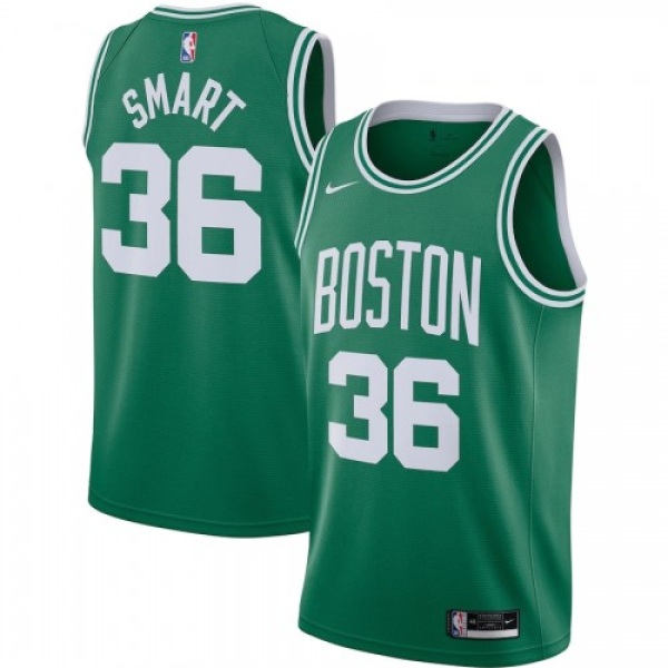 Men's Boston Celtics Marcus Smart #36 Kelly Green 2020/21 Swingman Jersey - Icon Edition