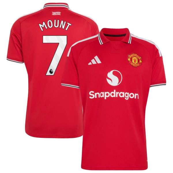 Mason Mount Manchester United 2026/27 Home Replica Jersey - Red