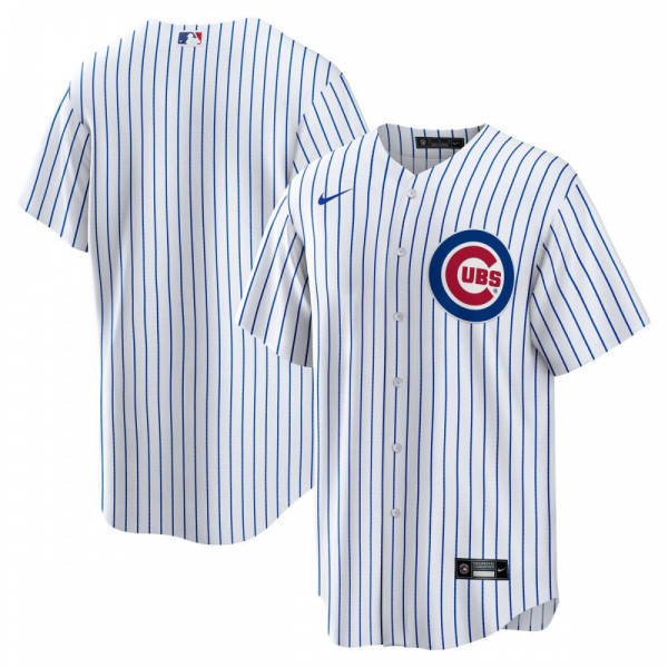 Chicago Cubs Home Blank Replica Jersey - White