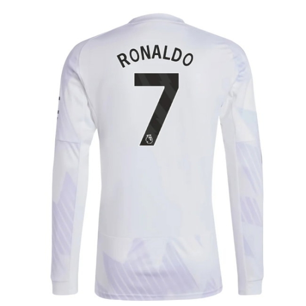 2025-2026 Man Utd Long Sleeve Away Shirt (Ronaldo 7)